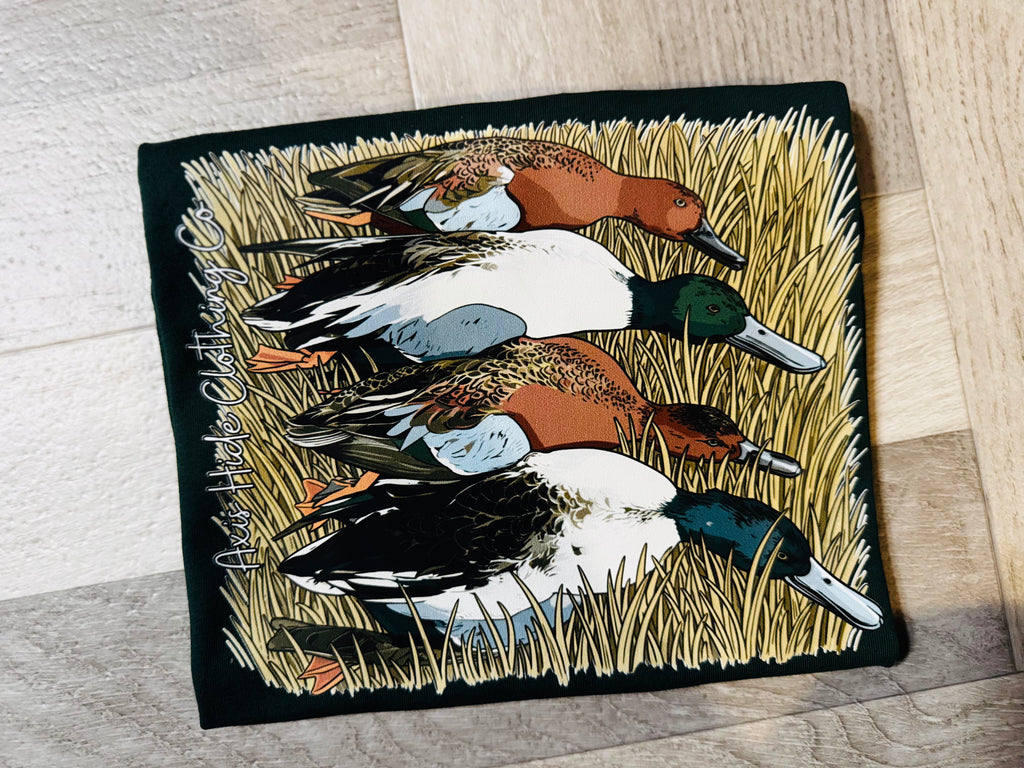 Mixed bag in grass